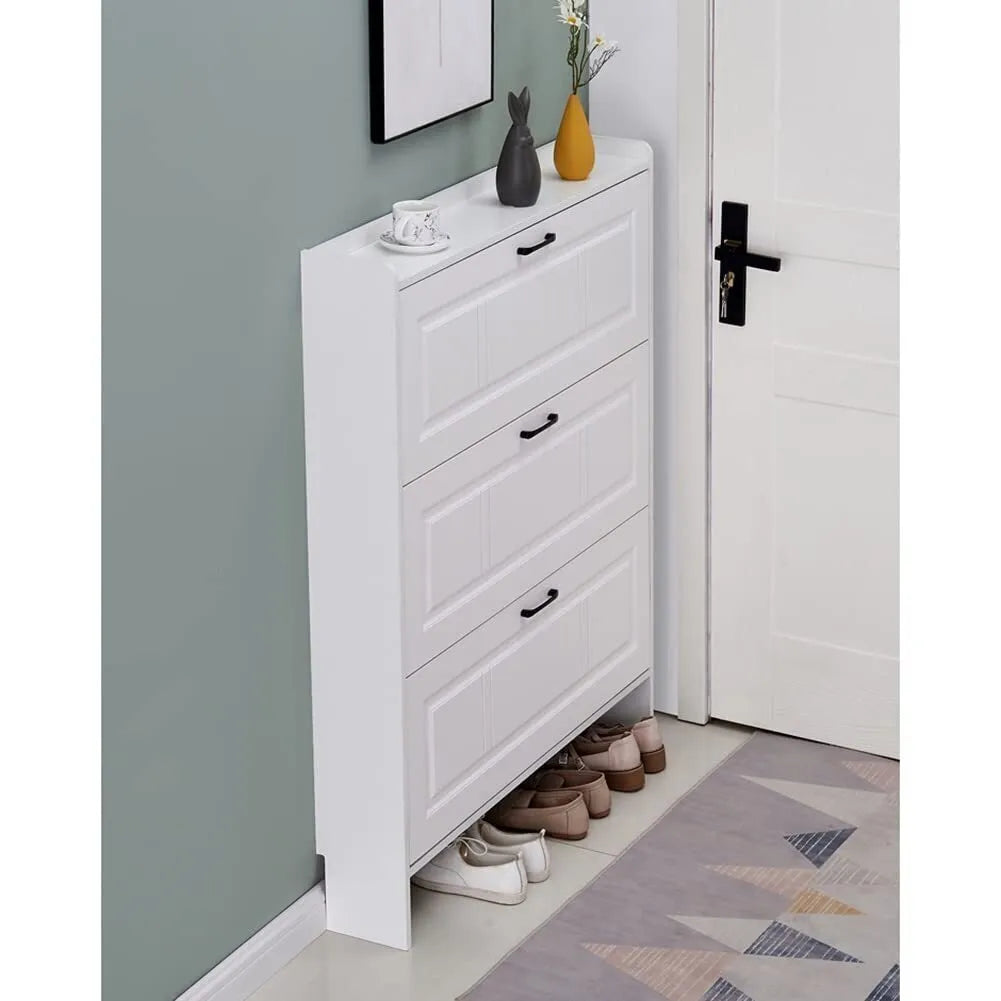 💝Last Day For Clearance💝Wall Hidden Shoe Cabinet - Conceal Your Shoes in Style!