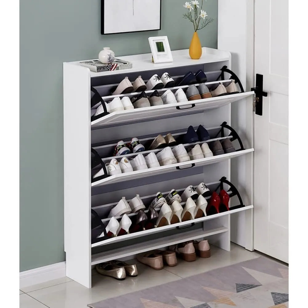 💝Last Day For Clearance💝Wall Hidden Shoe Cabinet - Conceal Your Shoes in Style!