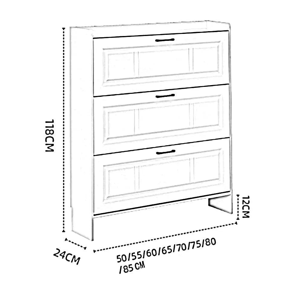 💝Last Day For Clearance💝Wall Hidden Shoe Cabinet - Conceal Your Shoes in Style!